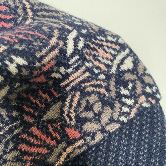 Anthropologie Moth Imperial Garden Cowl Neck Tunic/Dress Sweater L - Picture 7 of 15